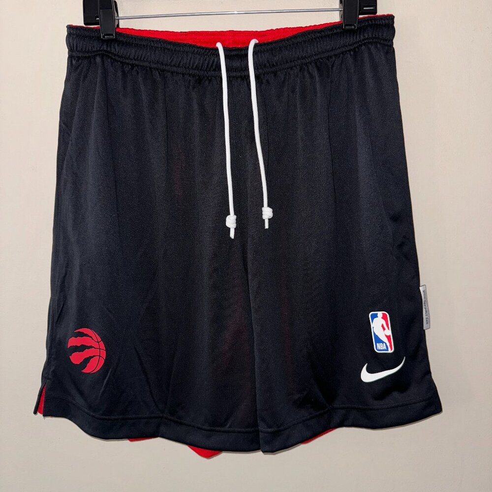 Nike Toronto Raptors NBA Team Issue On-Court Reversible Practice Shorts L-Tall